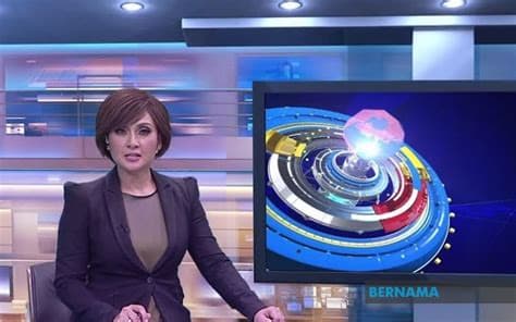 Being interviewed on the Bernama national news service in Malaysia