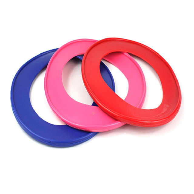 The steering wheel covers, reimagined as flying discs.